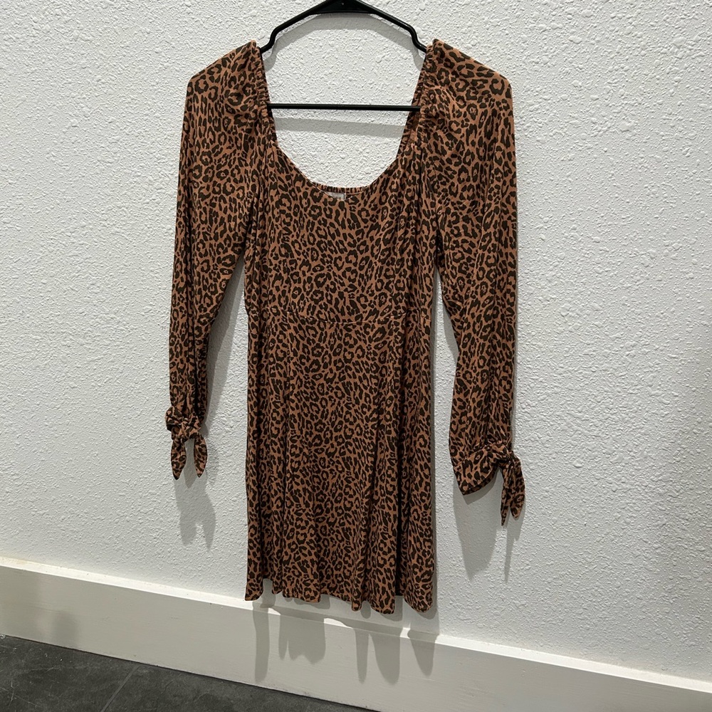American eagle cheetah dress